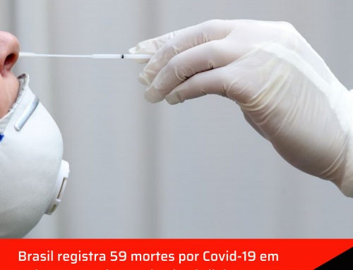 Brasil registra 59 mortes por Covid-19 em 24 h, menor número desde abril de 2020.
