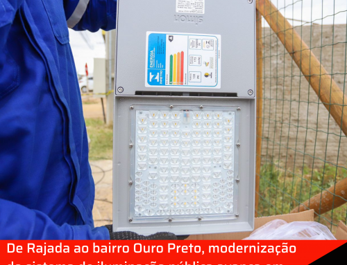De Rajada ao bairro Ouro Preto, modernização do sistema de iluminação pública avança em Petrolina.
