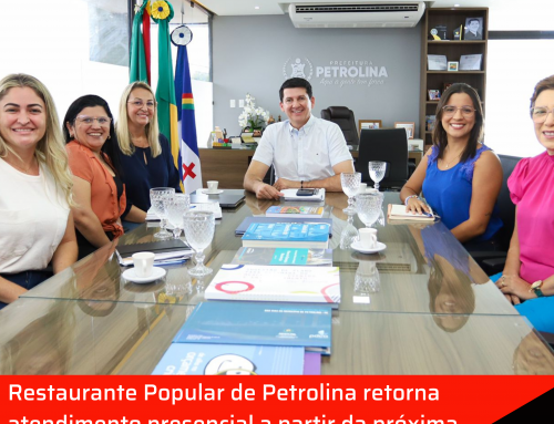 Restaurante Popular de Petrolina retorna atendimento presencial a partir da próxima segunda-feira.