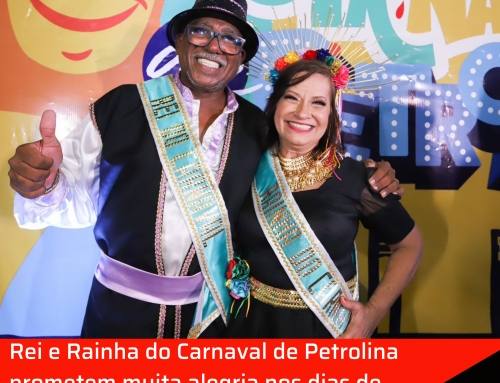 Rei e Rainha do Carnaval de Petrolina prometem muita alegria nos dias de folia.