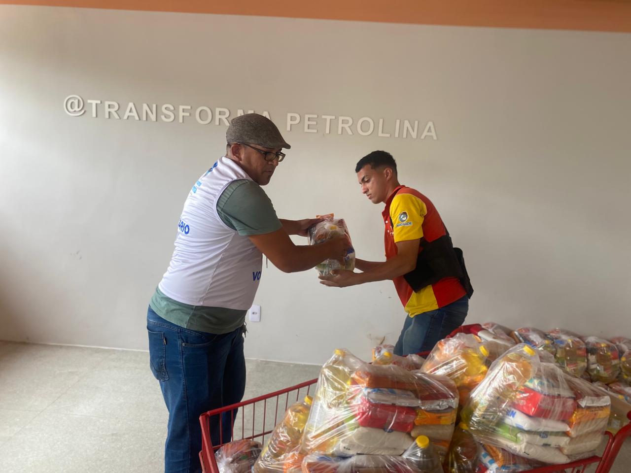 Empresa do Bem apoia o Transforma Petrolina com doações de alimentos e kits de higiene