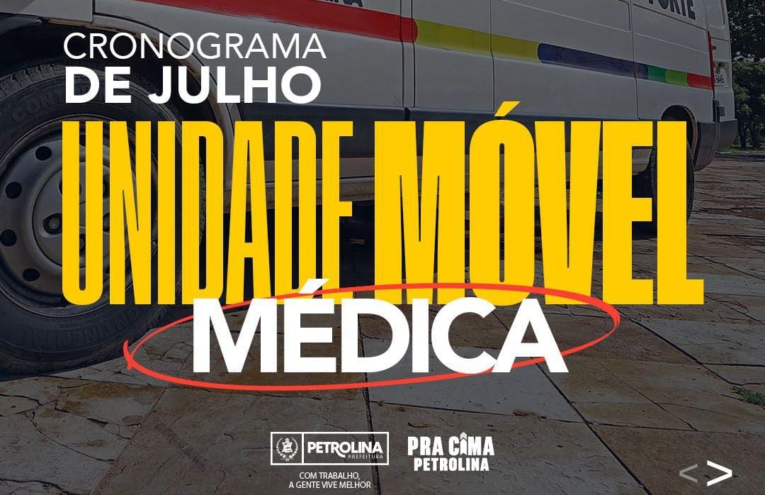 Petrolina: Unidade móvel Médica atenderá 22 áreas rurais em julho