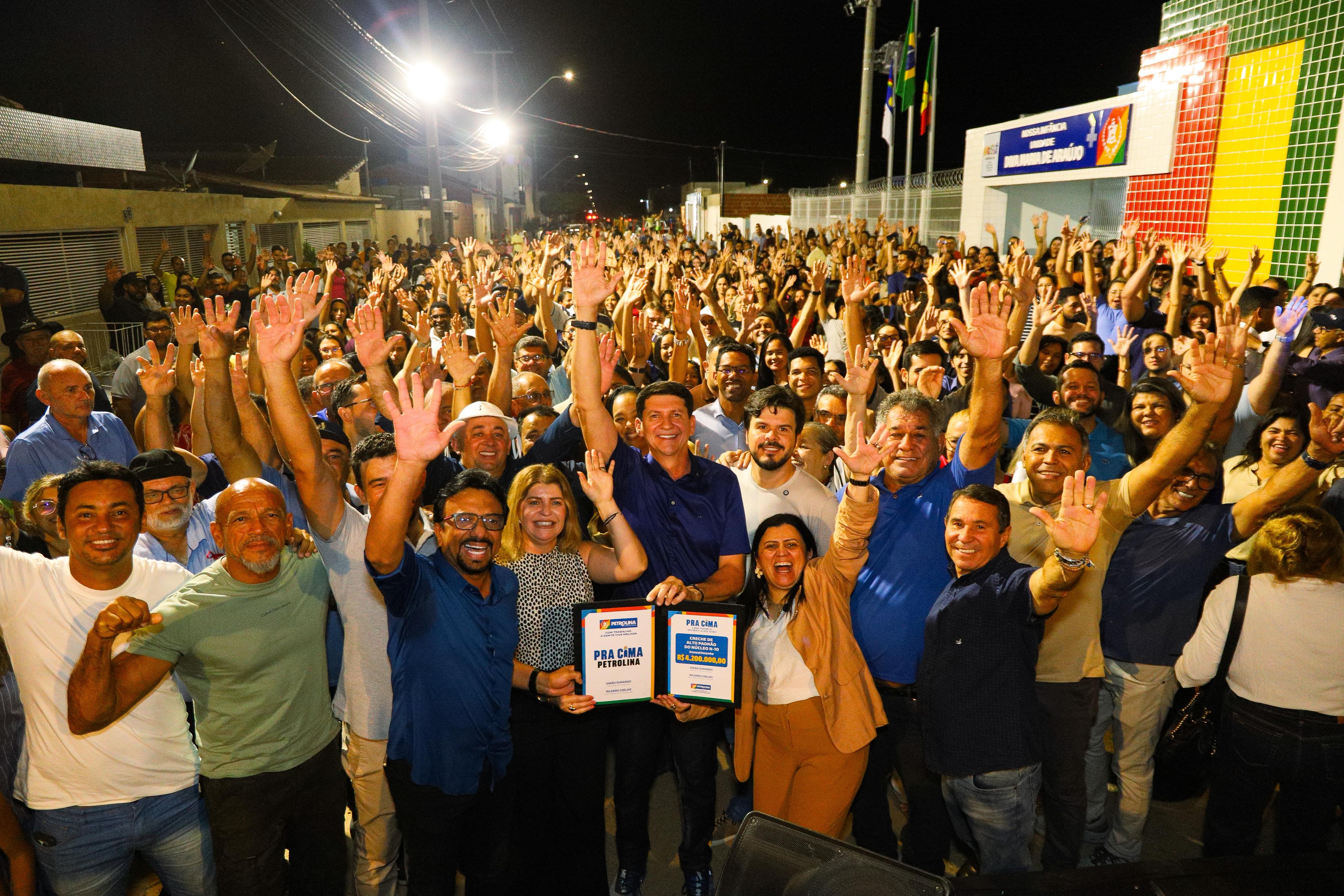 Simão Durando inaugura creche de alto padrão no N10 e amplia educação infantil no interior de Petrolina