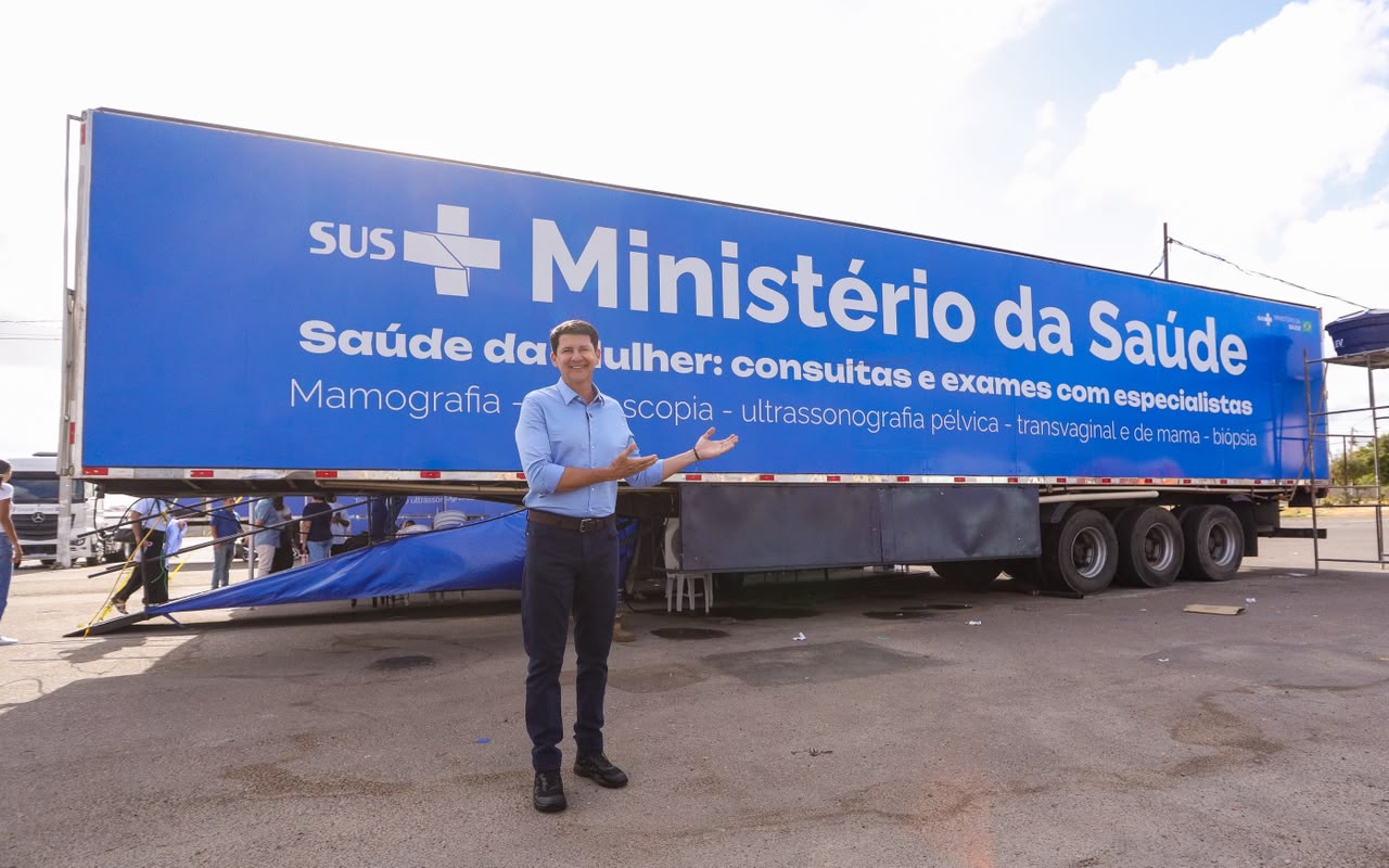 Prefeito Simão anuncia segunda carreta do Ministério da Saúde para exames especializados