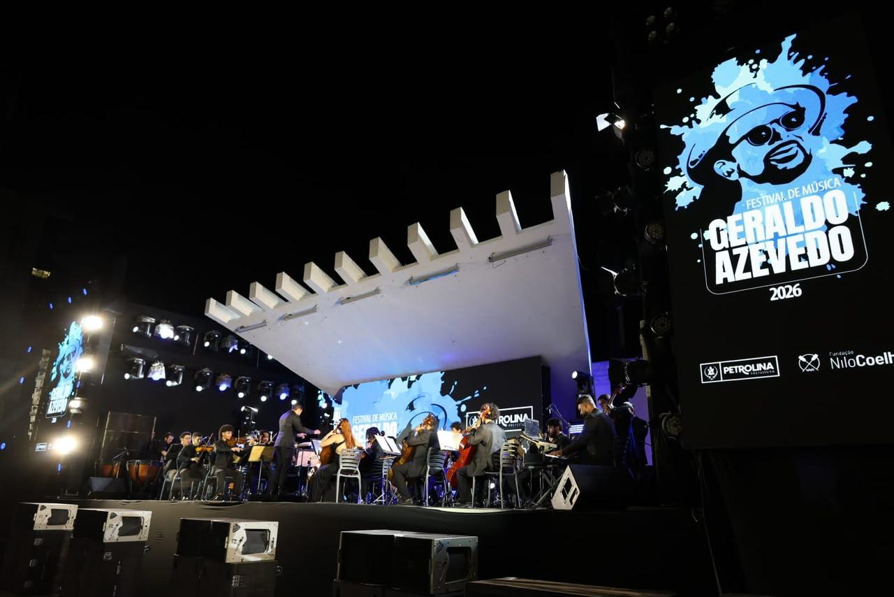 Talentos de diferentes regiões do país se encontram na primeira noite do Festival de Música Geraldo Azevedo ​